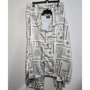 Dogg Supply By Snoop Dogg Men's 3XL 2 Piece Sleep Set  Satin Pajama Top Pants